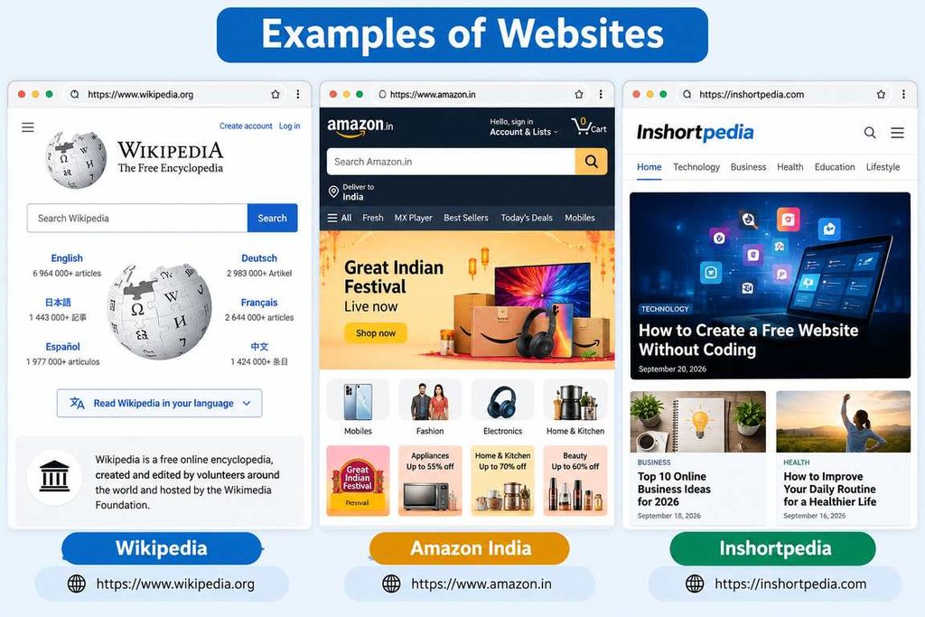 Examples of Websites Across Different Industries